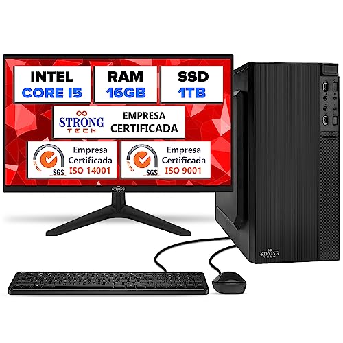 Computador Completo Intel Core i5 16GB SSD 1TB Monitor 17
